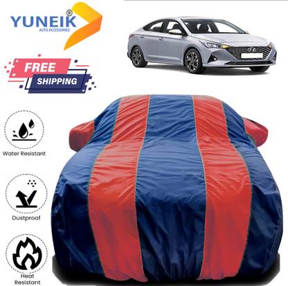 YUNEIK Car Cover For Hyundai Verna (With Mirror Pockets)