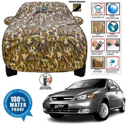 BOTAUTO Car Cover For Chevrolet Optra SRV, Optra SRV 1.6, Universal For Car (Without Mirror Pockets)