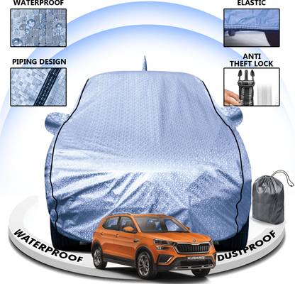 CARZEX Car Cover For Skoda Kushaq (With Mirror Pockets)