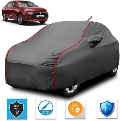 FABTEC Car Cover For Maruti Suzuki Swift Dzire (With Mirror Pockets)
