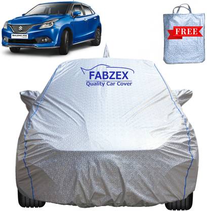 FABZEX Car Cover For Maruti Suzuki Baleno, Baleno 1.2 Alpha, Baleno 1.2 CVT Delta, Baleno 1.2 Delta, Baleno 1.2 Sigma, Baleno 1.3 Sigma, Baleno Sigma Diesel, Baleno Alpha Diesel, Baleno DualJet Delta Petrol (With Mirror Pockets)