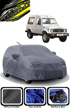 FRONCH Car Cover For Maruti Suzuki Gypsy, Gypsy King (With Mirror Pockets)