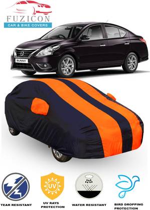 FUZICON Car Cover For Nissan Sunny Diesel XV (With Mirror Pockets)
