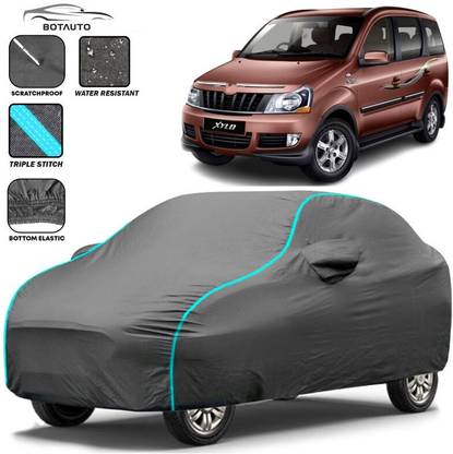 BOTAUTO Car Cover For Mahindra Xylo, Universal For Car (With Mirror Pockets)