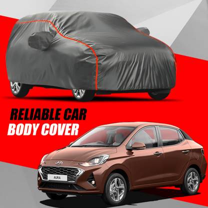 V VINTON Car Cover For Hyundai Aura (With Mirror Pockets)