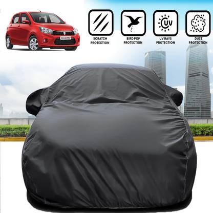 Voddmars Car Cover For Maruti Suzuki Celerio LDi, Celerio LX AT, Celerio LXI, Celerio LXI AT (With Mirror Pockets)