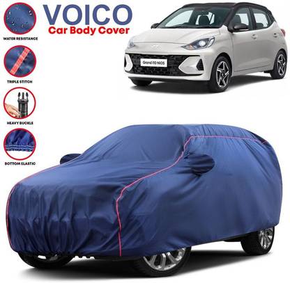 VOICO Car Cover For Hyundai Grand I10 Nios Asta 1.2 Kappa VTVT, Grand I10 Nios Asta U2 1.2 CRDi, Grand I10 Nios Era 1.2 Kappa VTVT, Grand I10 Nios Magna 1.2 Kappa VTVT, Grand I10 Nios Magna AMT 1.2 Kappa VTVT, Grand I10 Nios Magna U2 1.2 CRDi, Grand I10 Nios Sportz 1.2 Kappa VTVT, Grand I10 Nios Sportz 1.2 Kappa VTVT Dual Tone, Grand I10 Nios Sportz AMT 1.2 CRDi, Grand I10 Nios Sportz AMT 1.2 Kappa VTVT (With Mirror Pockets)