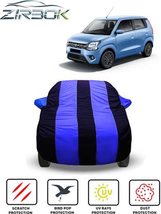 ZIRBOK Car Cover For Maruti Suzuki WagonR (With Mirror Pockets)