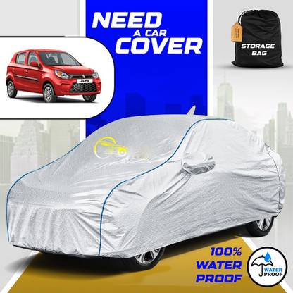 CoNNexXxionS Car Cover For Maruti Suzuki Alto 800 LXI Petrol, Alto 800 LXI S-CNG, Alto 800 STD, Alto 800 VXI, Alto 800 VXI Petrol, Alto 800 VXI Plus Petrol, Alto 800 LXI Optional (With Mirror Pockets)