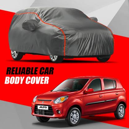 FIXILOS Car Cover For Maruti Suzuki Alto (With Mirror Pockets)