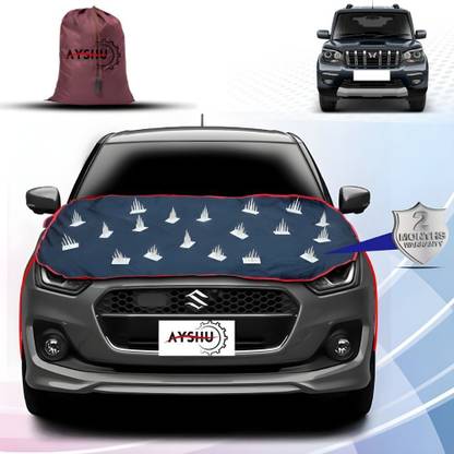AYSHU Car Cover For Mahindra Scorpio, Scorpio 1.99 S10, Scorpio 1.99 S4, Scorpio MDI (Without Mirror Pockets)