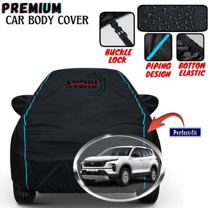 AYSHU Car Cover For Tata Safari, Safari (6 Seater), Safari (7 Seater), Safari 3.0L, Safari 65-90 (With Mirror Pockets)