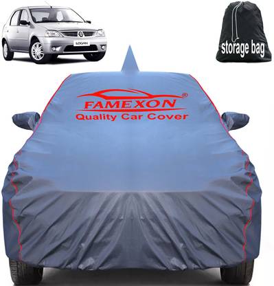 FAMEXON Car Cover For Mahindra Logan (With Mirror Pockets)