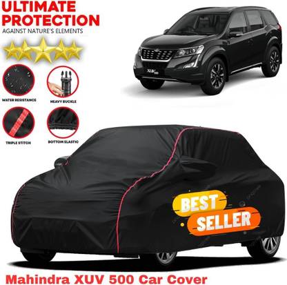 AYSHU Car Cover For Mahindra XUV 500, XUV500 AT W10 AWD, Universal For Car (With Mirror Pockets)