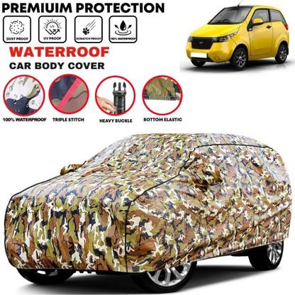 LE PRA Car Cover For Mahindra e2o, e2o NXT, e2o PLUS, e2o Plus P4 Electric, e2o Plus P6 Electric, e2o T2, e2oPlus P4, e2oPlus P6, e2oPlus P8 (With Mirror Pockets)