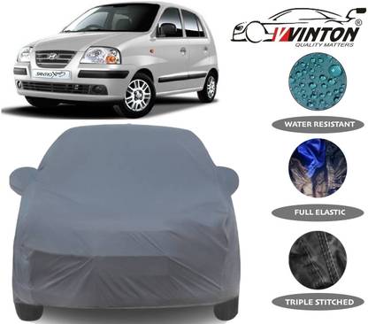 V VINTON Car Cover For Hyundai Santro Xing (With Mirror Pockets)