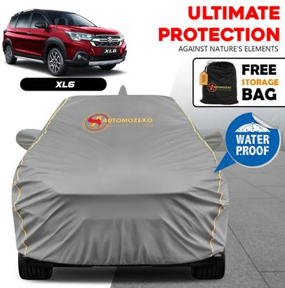 AUTOMOZEXO Car Cover For Maruti XL6, XL6 Alpha AT Petrol, XL6 Alpha MT Petrol, XL6 Zeta AT Petrol, XL6 Zeta Petrol (With Mirror Pockets)