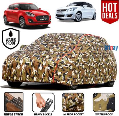DRINAY Car Cover For Maruti Suzuki Swift (With Mirror Pockets)