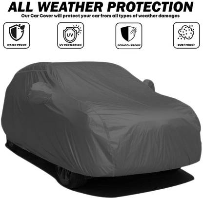 BOTAUTO Car Cover For Toyota Corolla, Universal For Car (With Mirror Pockets)