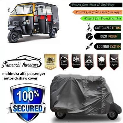Tamanchi Autocare Car Cover For Mahindra Universal For Autorickshaw
