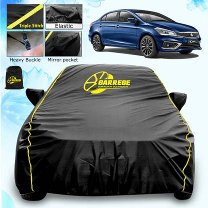 GARREGE Car Cover For Maruti Ciaz (With Mirror Pockets)