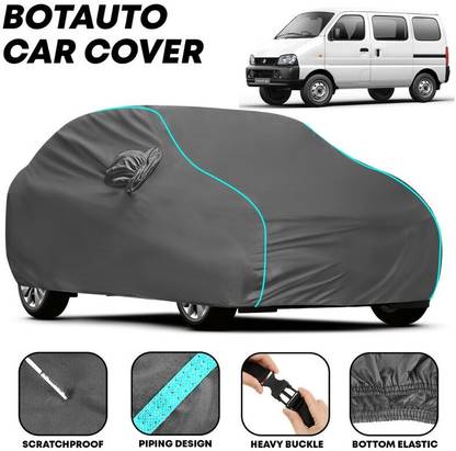 BOTAUTO Car Cover For Maruti Suzuki Eeco, Universal For Car (With Mirror Pockets)