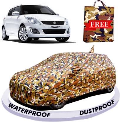 FABZEX Car Cover For Maruti Suzuki Swift, Swift AMT VDI, Swift AMT VDI Diesel, Swift AMT VXI Petrol, Swift AMT ZDI Plus Diesel, Swift AMT ZXI Petrol, Swift AMT ZXI Plus Petrol (With Mirror Pockets)