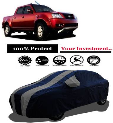 Amexride Car Cover For Tata Xenon XT EX 4X4 (With Mirror Pockets)