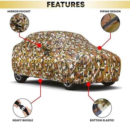 ANTIRO Car Cover For Maruti Suzuki Alto (With Mirror Pockets)
