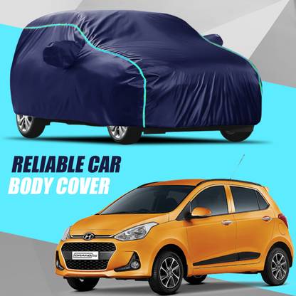 AXLOZ Car Cover For Hyundai Grand i10 (With Mirror Pockets)