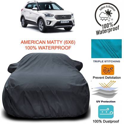 Yuniek Car Cover For Hyundai Creta (With Mirror Pockets)