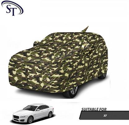 SHOBHNATH TRADING Car Cover For Jaguar XF (With Mirror Pockets)