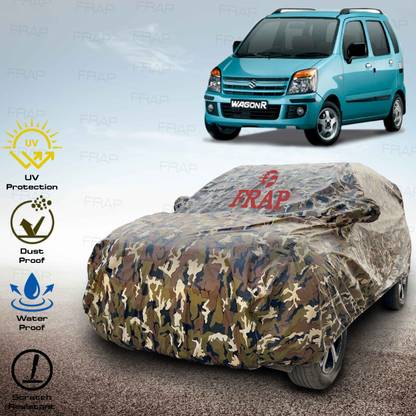 Frap Car Cover For Maruti Suzuki WagonR (With Mirror Pockets)