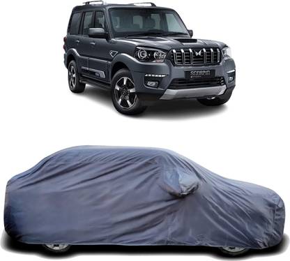 Duffel Car Cover For Mahindra Scorpio, Scorpio Classic, Scorpio Mhawk, Scorpio MDI, Scorpio S4 Plus 4WD, Scorpio S9 Diesel, Scorpio S8 8 Seater, Scorpio S7 140 Diesel, Scorpio S6 Plus 8 Seater, Scorpio S5 Diesel, Scorpio S4 9 Seater, Scorpio S3 Diesel, Scorpio S2 9 Seater, Scorpio Getaway 4WD (With Mirror Pockets)