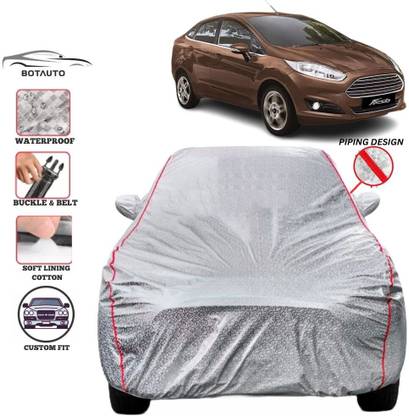 BOTAUTO Car Cover For Ford Fiesta, Fiesta 1.4 EXI, Universal For Car (With Mirror Pockets)
