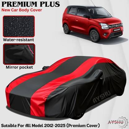 AYSHU Car Cover For Maruti Suzuki WagonR, WagonR Electric Vehicle, WagonR Stingray, Wagon R VXI Petrol, Wagon R 1.0, Wagon R CNG LXI, Universal For Car (With Mirror Pockets)