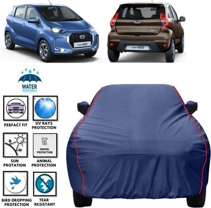 BOTAUTO Car Cover For Datsun Redi GO 1.0 S, redi-GO, Universal For Car (With Mirror Pockets)