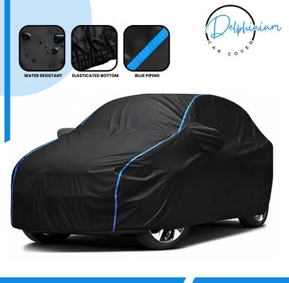 Delphinium Car Cover For Maruti Suzuki Alto 800, Alto 800 CNG LX, Alto 800 LX, Alto 800 LXI, Alto 800 STD (With Mirror Pockets)