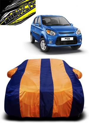 FRONCH Car Cover For Maruti Suzuki Alto 800 CNG LX (With Mirror Pockets)
