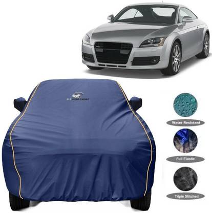 OliverX Car Cover For Audi TT, TT 40 TFSI, TT Facelift, TT 45 TFSI, Universal For Car (With Mirror Pockets)
