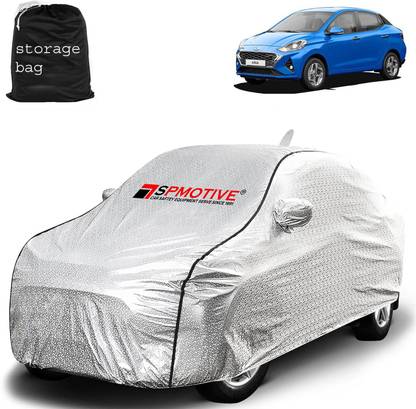 SPMOTIVE Car Cover For Hyundai Aura (With Mirror Pockets)
