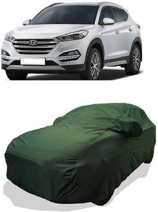 Coxtor Car Cover For Hyundai Tucson 2.0 Dual VTVT 2WD AT GLS Petrol (With Mirror Pockets)