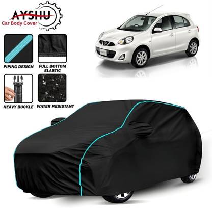 AYSHU Car Cover For Nissan Micra, Micra Active, Universal For Car (With Mirror Pockets)