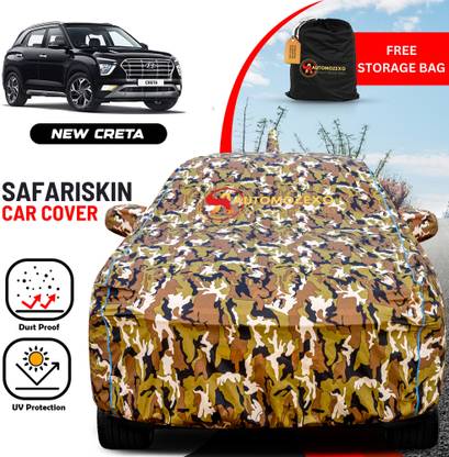 AUTOMOZEXO Car Cover For Hyundai Creta (With Mirror Pockets)