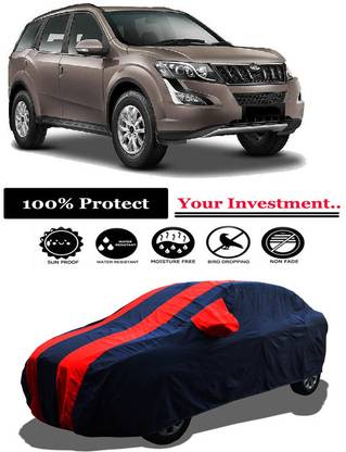 Amexride Car Cover For Mahindra XUV500 AT W10 AWD (With Mirror Pockets)