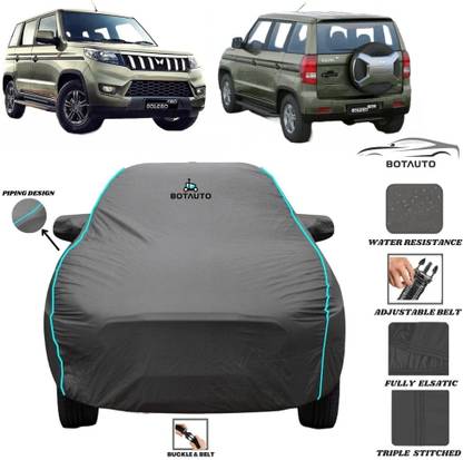 BOTAUTO Car Cover For Mahindra Bolero Neo, Bolero Plus Non AC, Universal For Car (With Mirror Pockets)