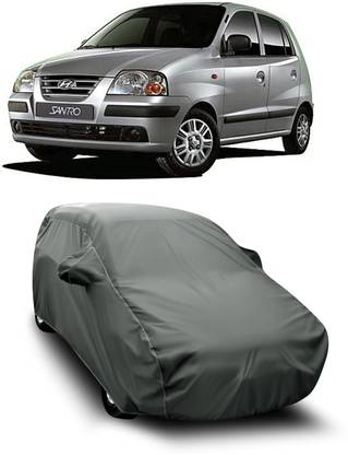 SXAWG Car Cover For Hyundai Santro (With Mirror Pockets)