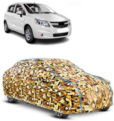 LUBANAZ Car Cover For Chevrolet Sail U-VA, Sail UVA, Universal For Car (With Mirror Pockets)