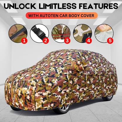 xodi Car Cover For Maruti Suzuki Alto 800, Alto 800 LX, Alto 800 STD, Alto 800 VXI (With Mirror Pockets)