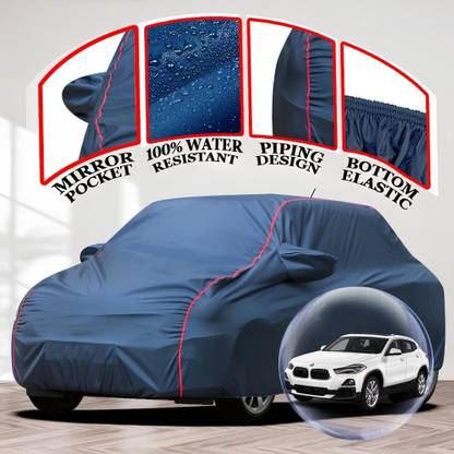 Mwiss Car Cover For BMW X2, Universal For Car (With Mirror Pockets)